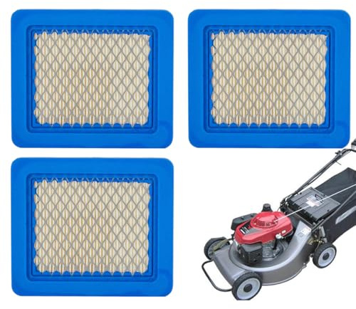 FUHAMJ 3 Pezzi Filtro Aria Rasaerba Di Ricambio, Filtro Aria Compatibile Per Briggs & Stratton 491588S 491588 4915885, Flat Air Cleaner (B)