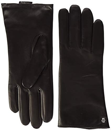 Roeckl Damen Classic Wool Handschuhe, Schwarz (Mocca 790), 6.5 (Herstellergröße: 6.5) EU