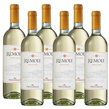 Frescobaldi Rèmole Bianco Toscana IGT - trockener und fruchtig Weißwein aus Italien (6 x 0,75 l)
