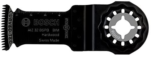 Bosch Professional 10x BIM Tauchsägeblatt AIZ 32 BSPB (für Hartholz, 50 x 32 mm, Zubehör Multifunktionswerkzeug)