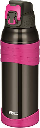 Thermos FJC-1000 CH-PK Bouteille d'eau isotherme de 1 l, rose anthracite, isolation du froid uniquement