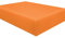 NTBAY 100% Brushed Microfiber Single Fitted Sheet, 1800 Super Soft and Cozy, Wrinkle, Fade, Stain Resistant 12 / 30cm Deep Pocket Fitted Bed Sheet, Orange