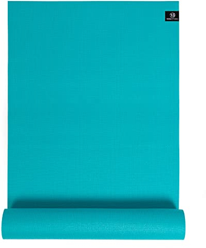 DOSNTO Yoga Studio Sticky Yoga Mat - 183cm x 61cm x 4.5mm, 4.5mm Foldable Yoga Mat with Non-Slip Base