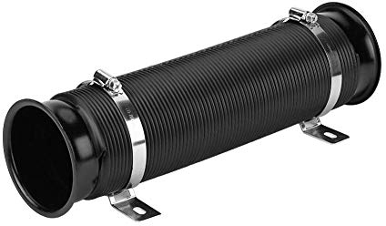 Telituny Tubo de Admisión de Aire Frío para automóvil 76mm, Universal Coche Tubo de Entrada de Aire Frío Kit de Manguera de Tubo de Conducto Flexible para Mantenimiento de Reparación de Automóviles