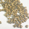 Prolinks - 500 pezzi di silicone premium rivestito in rame micro anelli collegamenti perline tubi per estensioni dei capelli I-Tip (biondo-3,4 mm)