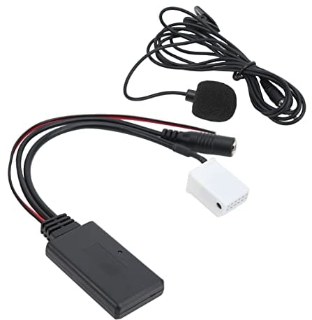 Fydun Adaptateur Aux, Bluetooth 5.0 Câble Adaptateur Audio de Voiture AUX Module pour C2 C4 C5 C6 C8 pour 207 307 407 607 807