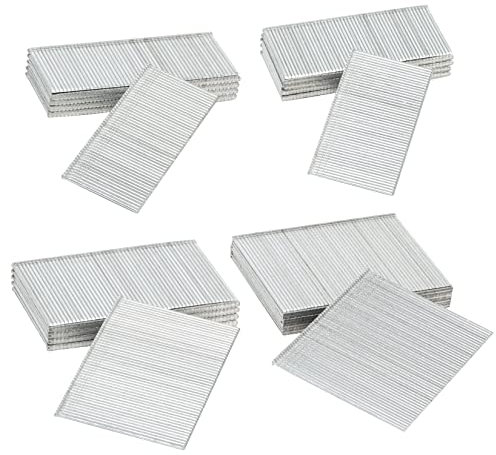 SHALL 16 Gauge Finish-Nägel, 3,8 cm, 3,8 cm, 5,4 cm, 2000 Stück, verzinkte Finishing-Nägel sortiert, 16 GA Nagelpistolen-Nägel und kleine Finishing-Nägel für pneumatische, elektrische Nagler