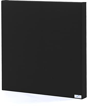 Bluetone Acoustics Wall Panel Pro - Professionel Schallabsorber - Akustikpaneele für die Raumakustik - Akustikplatten und absorber - Acoustic Panel - Akustikelemente (50x50x5cm, Schwarz)