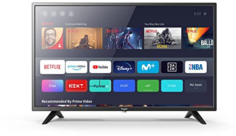TV Engel, LE3283SM, televisión LED Smart TV de 32 Pulgadas, Sistema operativo VIDAA, resolución 1366 x 768 px, 2 USB, 3 HDMI, Dolby Audio, VESA 100x100