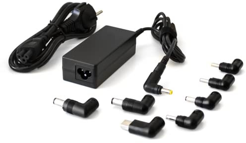 ALIMENTATORE CARICABATTERIE UNIVERSALE PER NOTEBOOK 60 WATT CON TIPS INTERCAMBIABILI compatibili con ASUS, SAMSUNG, ACER, TOSHIBA, SHARP, DELL, LENOVO, HP