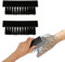 Amaxiu Hand Nail Brush for Cleaning Fingernails, Durable Nylon Firm Stiff Scrub Bristles Nail Scrubber Brushes for Men Mechanics Gardeners Scrubbing under Fingers Foot Toes(2 Pack, Black)