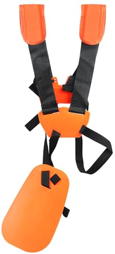 HOIIME Trimmer Mäher Schultergurt Gurte Doppelschultergurt Trimmer-Schultergurt Rasentrimmer Cutter Rasenmäher Trimmer Shoulder Strap für Stihl FS Freischneider Motorsense, Einstellbare Verstellbarer
