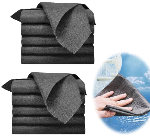 Leogony 10PCS Cleaning Cloths, Reuseable Thickened Magic Cleaning Cloth