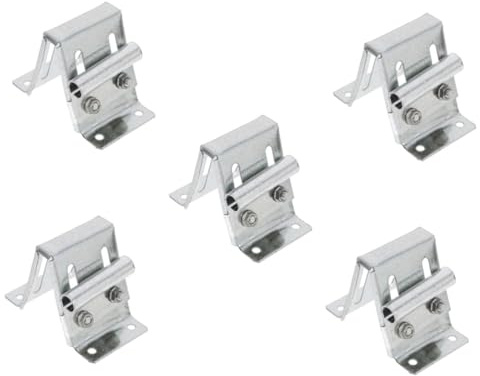 Uonlytech 5pièces Charnière De Porte De Garage Support Supérieur Pour Portes Résidentielles Remplacement Facile
