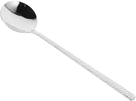 Homoyoyo Cucchiaio in Acciaio Inossidabile Cucchiai Di Metallo Cucchiai in Acciaio Inox Per Cucinare Cucchiai Di Servizio in Metallo Cucchiai a Cena Cucchiai Inossidabili Silver