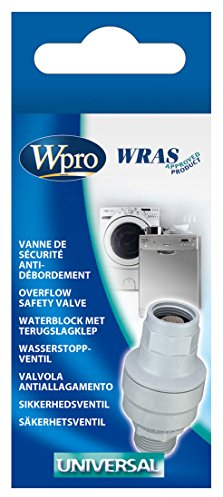 Wpro ACQ001 Waschmaschinenzubehör/ Wasserstoppventil/ Universell/ Für Waschmaschinen und Geschirrspüler