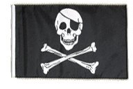 Fahne Flagge Pirat Skull and Bones 30 x45 cm