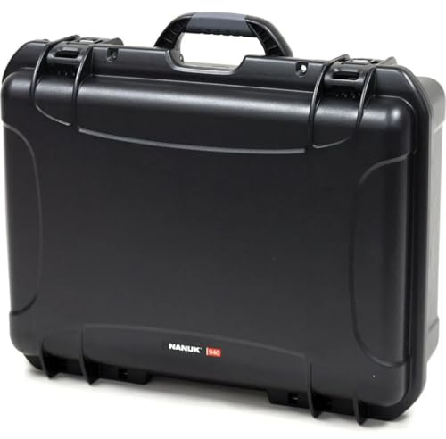 NANUK Large Series 940 Lightweight NK-7 Resin Waterproof Protective Case, Black