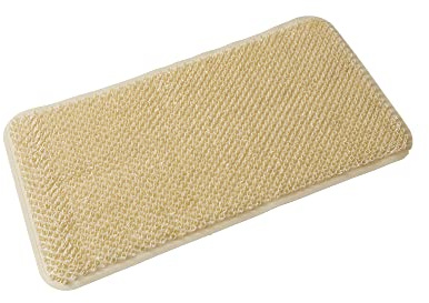 Blue Canyon Comfort Nonslip Bath Mats with Rubber Extensions, Quick Dry Bath Rug with Suction Pads & Drain Holes, Mould Resistant Bathroom Accessory, Durable Bath Rug Runner 65 x 37 cm – Cream
