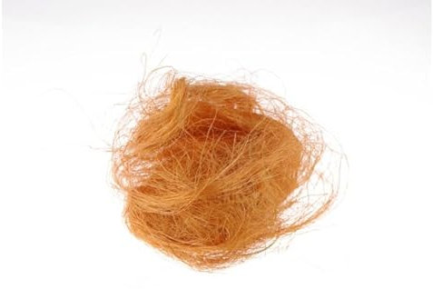 Deko AS GmbH Sisalgras Dekogras Ostergras Bastelbedarf Sisalfaser Osternester Osterkörbe Frühlingsdeko - orange - 25 g im Beutel - 1 VE = 5 Beutel - 70841 (orange)