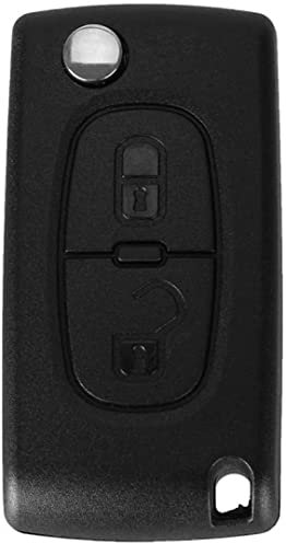 2 Boton Carcasa del mando para PEUGEOT 206 107 207 307 407 CITROEN C2 C3 C4 C5 C6