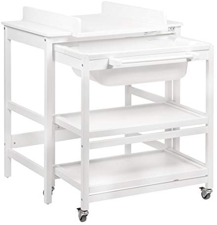 Table à langer avec baignoire Smart White - Quax