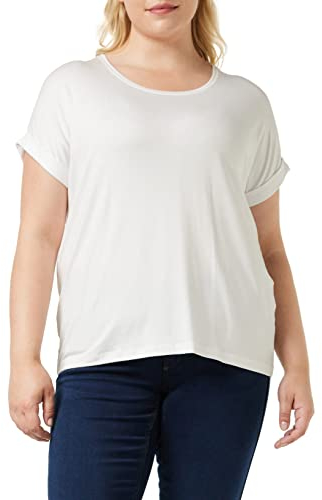 ONLY Onlmoster S/s O-Neck Top Noos JRS, T-Shirt Femme, Blanc (White White), 44 (Taille Fabricant: XX-Large)