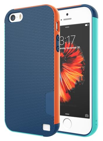 Jeylly for iPhone 5/5S/SE 2016 Case, [3 Color] Slim Hybrid Impact Rugged Soft TPU & Hard PC Bumper Shockproof Protective Anti-slip Case Cover Shell for iPhone 5/5s/SE - Blue