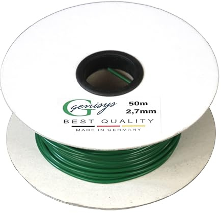 Genisys Begrenzungskabel Kabel 50m Begrenzungs Draht Ø2,7mm - HQ - auf der Kabelrolle - kompatibel mit Honda ® Miimo ® 310 520 3000