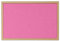 Ommda Tableau d'affichage en liège feutre bulletin board avec Cadres de bois pour mural Bureau,Rose,30x40cm