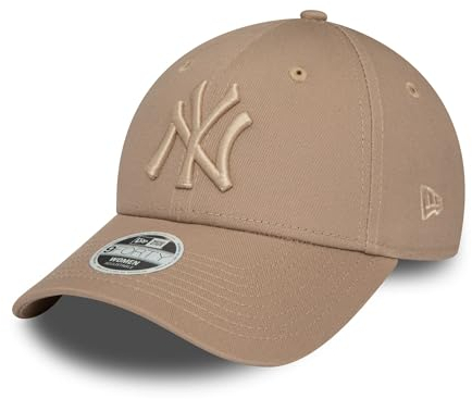 New Era MLB Fankappe - New York Yankees - - Frau Mädchen Dame - verstellbar - Cap Basecap Hut - braun - One-Size