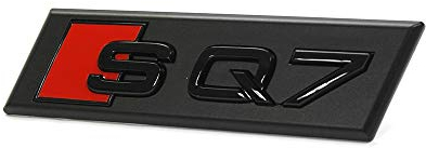 Audi Original SQ7 Schriftzug Emblem Logo Schwarz Front Kühlergrill 4M0853748B T94