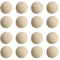 Halbe Holzkugeln, 50 Stück Halbrunde Holzperlen aus Naturholz für DIY-Projekte, Bemalen, Basteln und Dekorieren Unvollendete Halbkugel für kreative Holzverarbeitung (2,5×2,5×1,25 cm)