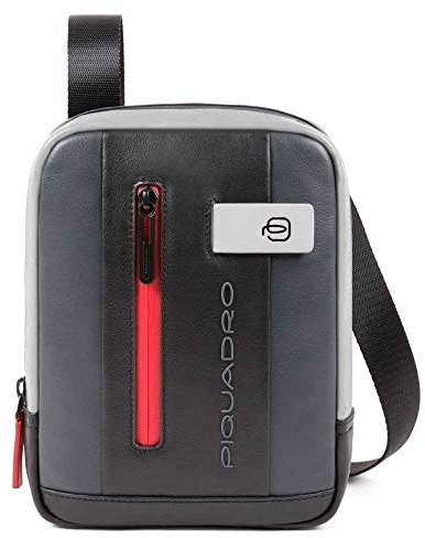 PIQUADRO Borsello piccolo in pelle Urban Grigio/Nero CA3084UB00