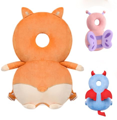 Kleinkind Baby Kopfschutz Kissen Rucksack tragen (Fuchs)