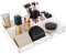 NIKITA Gold Make Up Organiser, Acrylic Makeup Storage and Perfume Holder - Vanity and Cosmetic Storage or Dressing Table Organiser