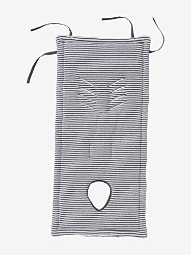 VERTBAUDET Buggy-Sitzauflage dunkelgrau/gestreift ONE SIZE