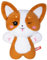 FANCY Peluche Corgi pour Bébé 0+ et Enfant 23 cm Corgi en Peluche Doudou Kawaii Chien Peluche Nouveau Né Cadeau Mignon 0 1 2 3 an Jouet Corgi