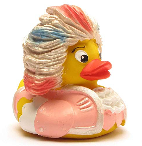 Duckshop Rock me Amadeus Badeente - pink I Quietscheente I L: 9 cm