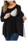 KKPW T-Shirt Maternité Manches Longues Blouse Femme,Black,L