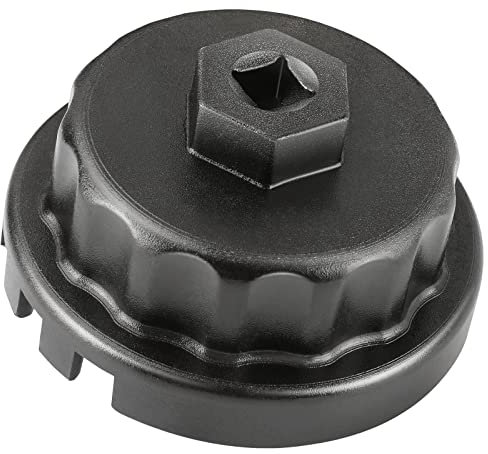 Enmja Ölfilterschlüssel für Toyota und Lexus – passend für 2,5–5,7 l Motoren mit 64 mm Ölfiltersystem – 4 Schlitze für einfaches Entfernen