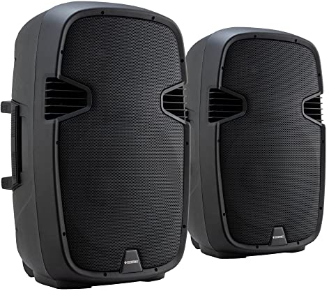 McGrey P215 MP Passiv-Lautsprecher Paar - Belastbarkeit: 120 W RMS / 800 W Peak - Widerstand: 8 Ohm - 2-Wege-System mit 15 Woofer und 1 Hochtöner - Schalldruckpegel (SPL): max. 96 dB - Schwarz