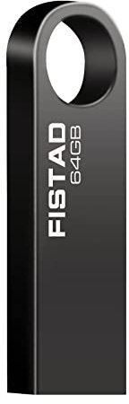 USB Flash Drive 64GB Mini Metal Pen Drive USB 2.0 Flash Drive Waterproof Memory USB Stick for PC, Laptop, etc.