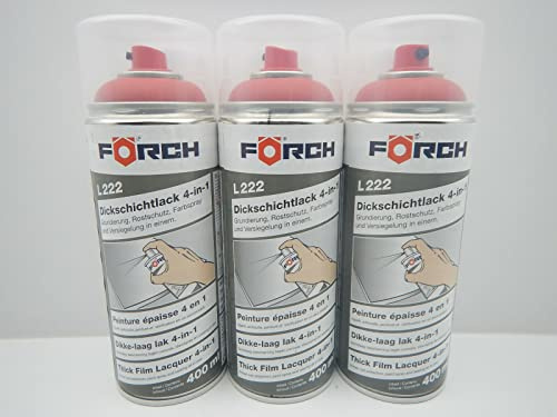 4 in 1 RAL 3003 RUBINROT ROT DICKSCHICHTLACK LACK SPRAY SPRAYDOSE 400ML (3)