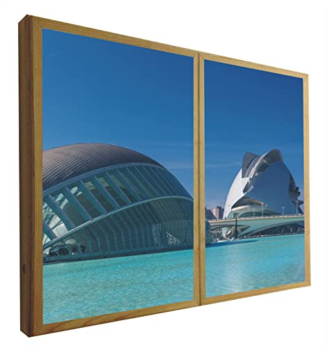 Finestre False Illuminate con Led Vista Ciutat de Les Arts