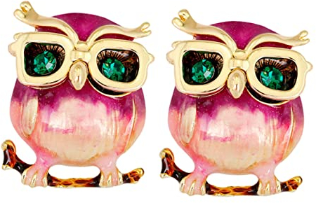 GALPADA 2st Eule Geschenke Süße Tierbrosche Ansteckblume Neuheit Kragen Brosche Abzeichen Broschen Schmuck Brosche Boutonniere-anstecknadel Dekorative Schmuckbrosche Fräulein Kleid Schal
