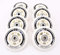 8er Set Hyper Instinct 82m,m/82a mit Abec 9 Kugellager Inline Rollen Skates