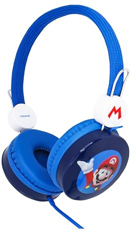 OTL Technologies SM1109 Super Mario Kinder Kabelgebundene Kopfhörer Blau