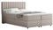 PANDA MÖBEL Everest Boxspringbett 140 x 200 cm Doppelbett mit hochwertiger Bonell-Matratze und Topper, Polsterbett mit Bettkasten, Schlafzimmer, Bequem, Modern, Stilvoll