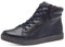 Jana Damen Sneaker hoch mit Reißverschluss Vegan, Blau (Dunkelblau), 37 EU
